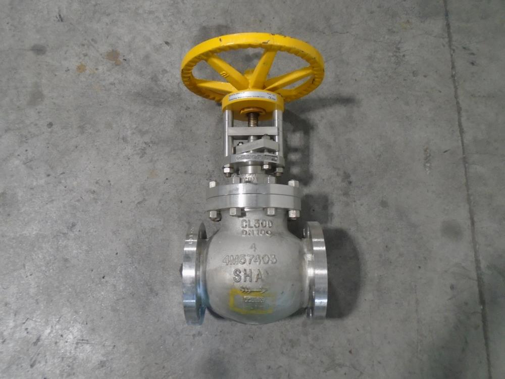 Shaw 4" 300# CF8M Globe Valve M5640